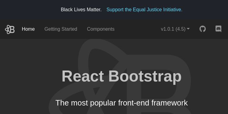 React bootstrap